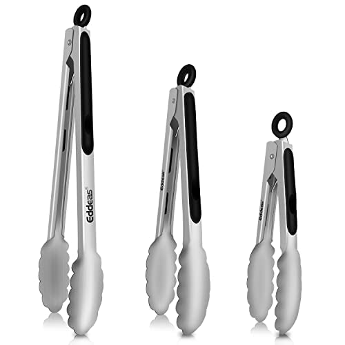 Minimalist Tongs For Cooking - Heat Resistant 600 Degrees Kit