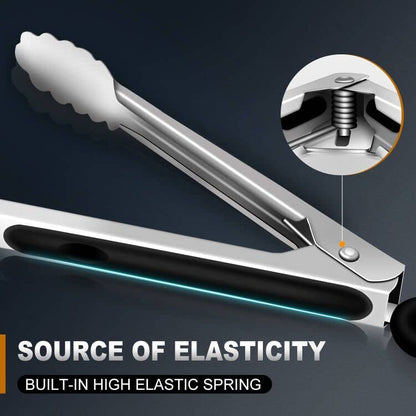 Minimalist Tongs For Cooking - Heat Resistant 600 Degrees Kit