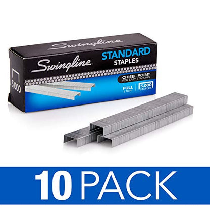 Swingline Staples, Standard Staples for Desktop Staplers, 1/4" Length, 210/Strip, Set